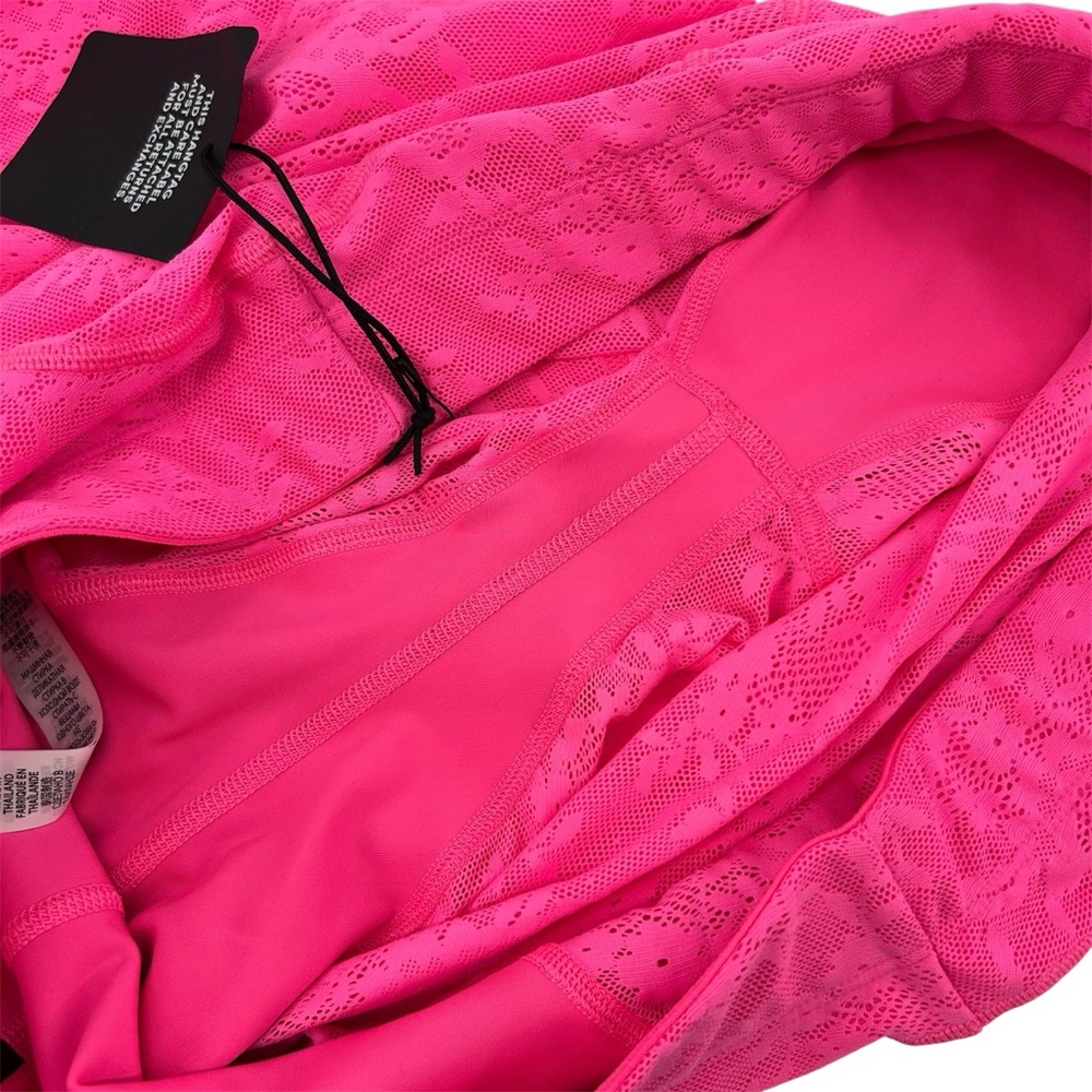 NWT Savage x Fenty Lace Race High-Waist Legging in Pink Palace Size 2X NEW - Picture 13 of 14